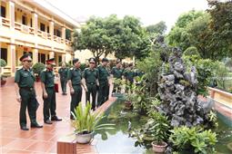 Kiểm tra công tác chuẩn bị Hội thi doanh trại “sáng, xanh, sạch, đẹp” cơ quan Quân khu